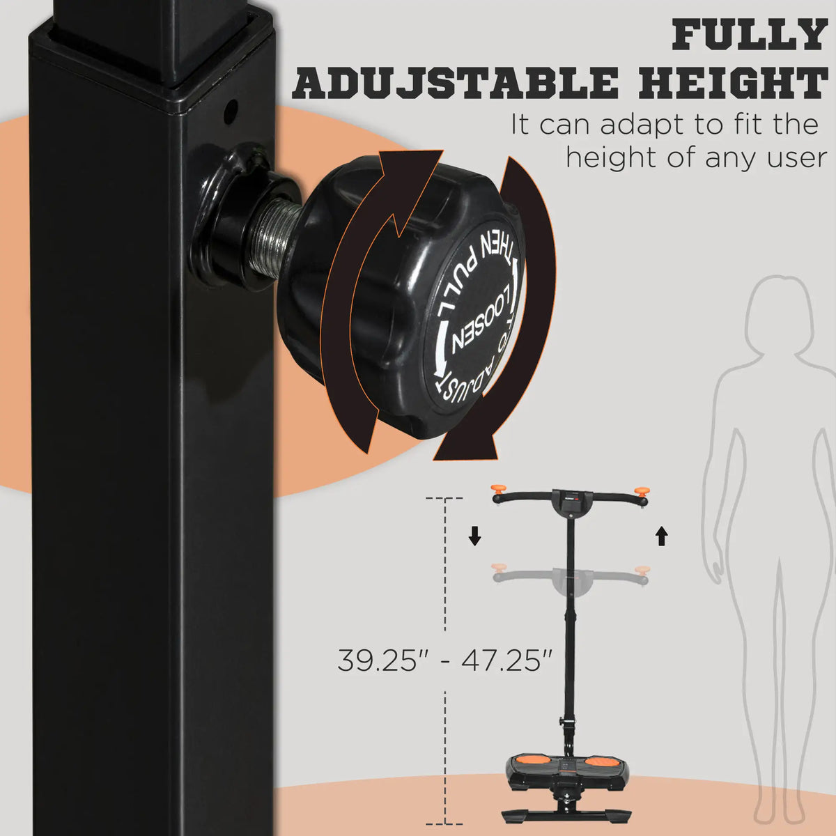 Foldable Ab Twister Board, Waist Trimmer, Workout Equipment with Screen Aerobic Equipment at Gallery Canada