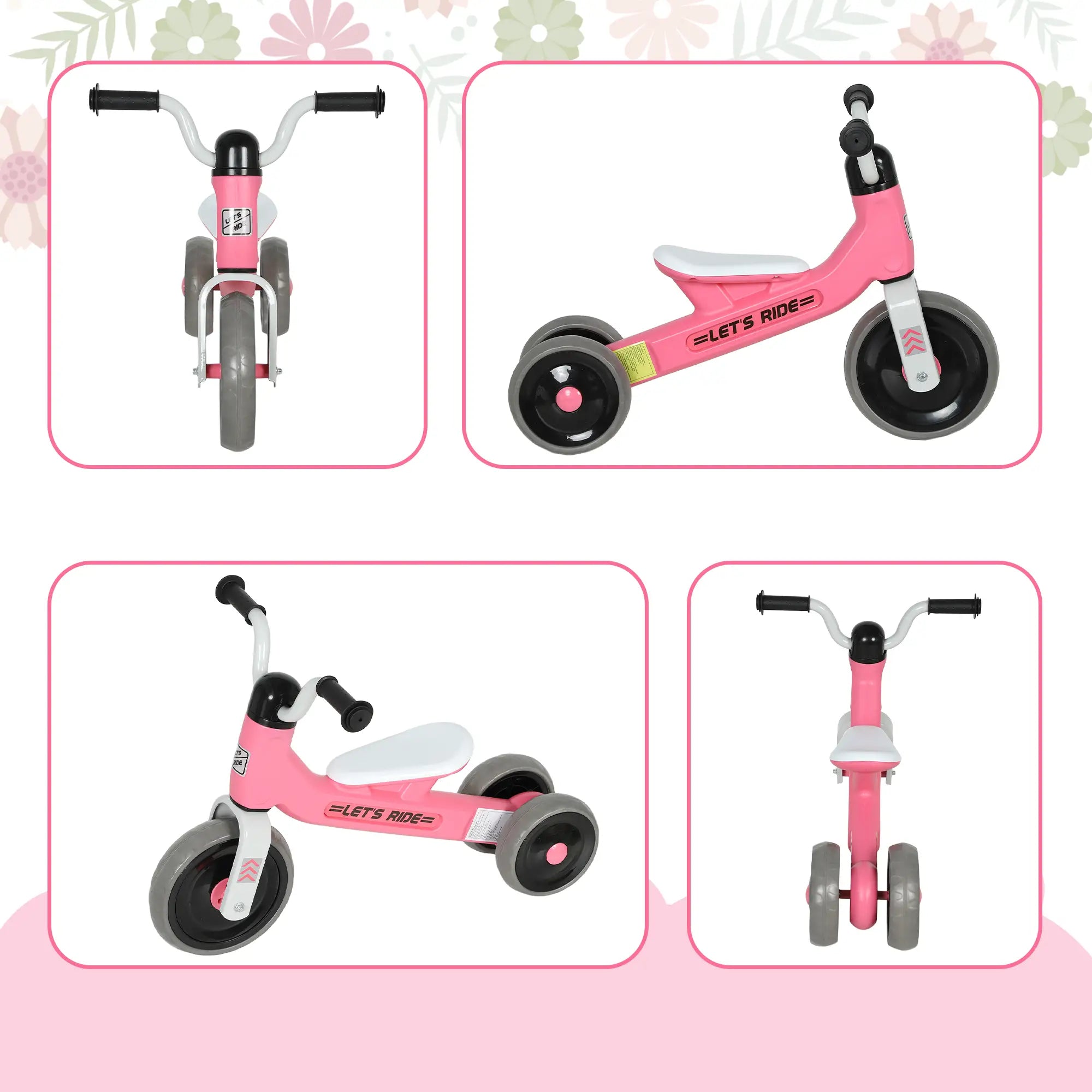 Toddler Balance Bike, 12-36 Months, No Pedal, 3 Silence Wheels, Green Riding & Rocking Toys at Gallery Canada