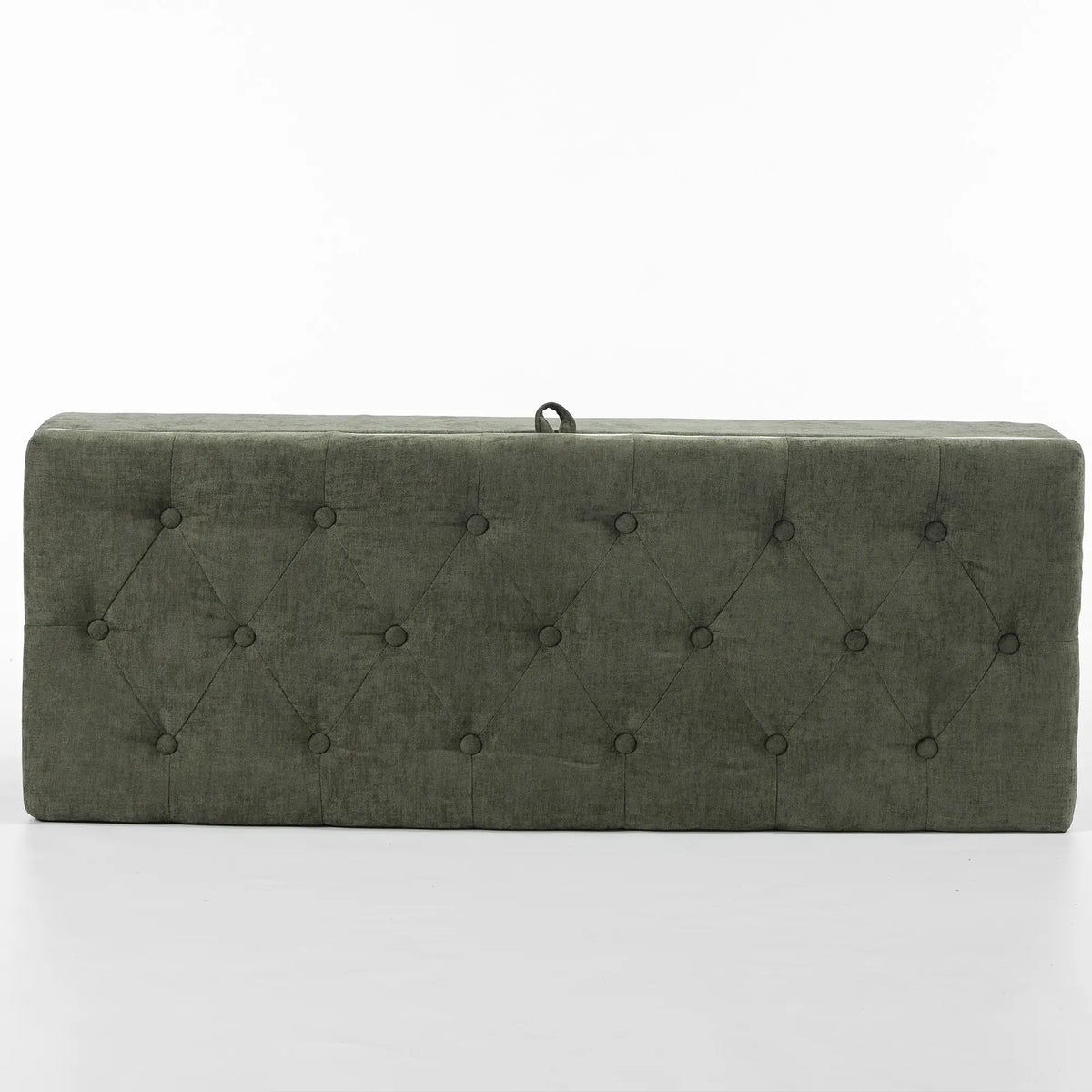 Storage Ottoman Bench, Linen-Look Seat, 264 LBS, Green Storage Ottomans & Benches at Gallery Canada