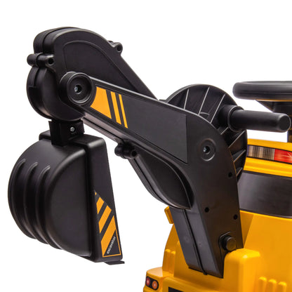 3 in 1 Ride on Excavator, Bulldozer, Road Roller, No Power, Yellow Toy Excavators at Gallery Canada