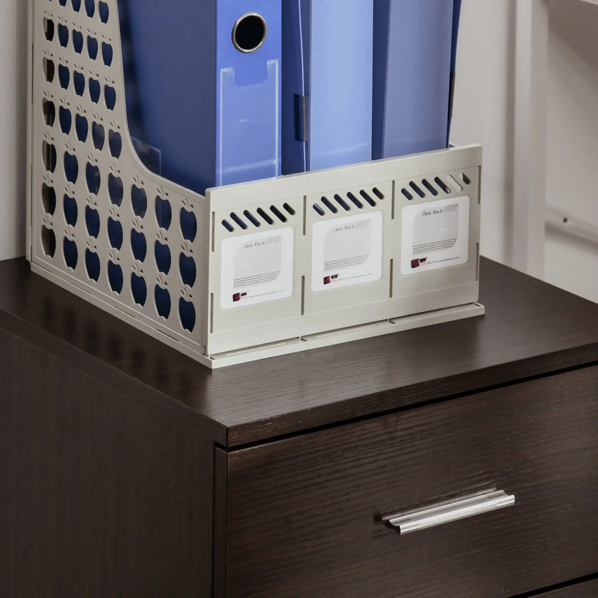 Mobile Vertical File Cabinet, 2 Drawers, Wheels, Letter or A4, Brown Office Cabinets & Cupboards at Gallery Canada