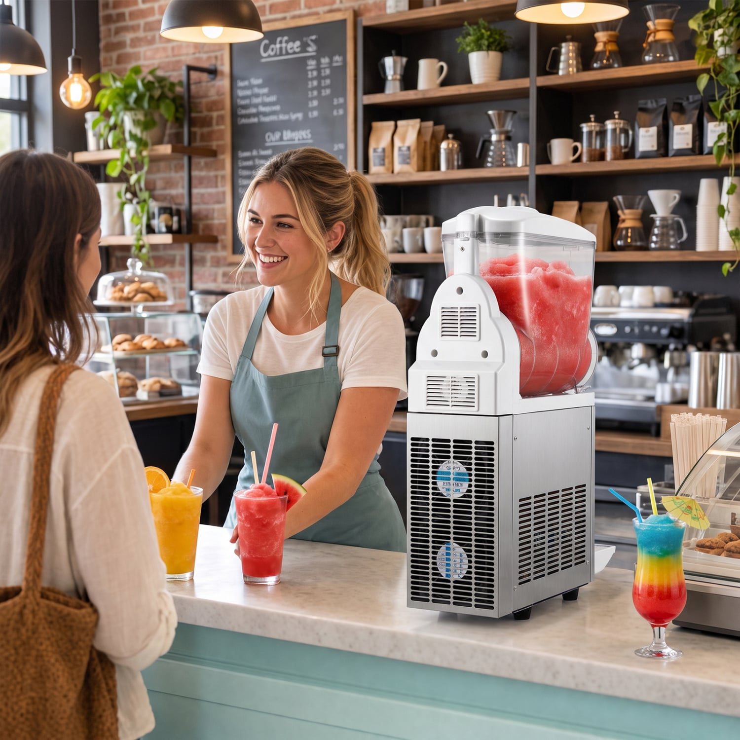 507 Oz Commercial Slushy Machine, Silver Ice Crushers & Shavers at Gallery Canada