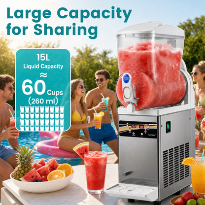 507 Oz Commercial Slushy Machine, Silver Ice Crushers & Shavers at Gallery Canada