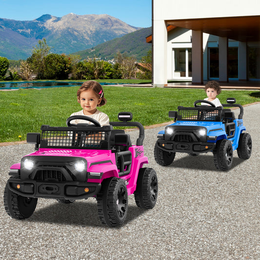 12V Kids Ride On Truck Car, Battery Powered Electric Vehicle, Navy Powered Ride On Toys Navy at Gallery Canada