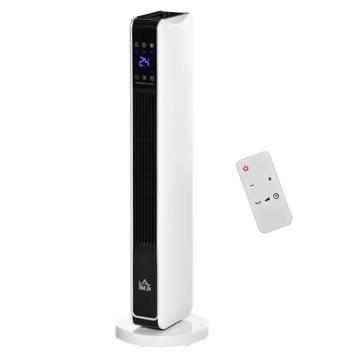 Ceramic Tower Heater, Oscillating, Remote, Timer, 750W/1500W Electric Tower Heaters at Gallery Canada