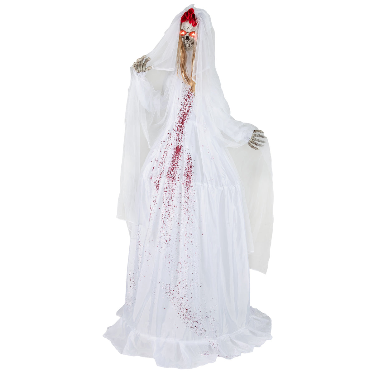 7.2 FT Animatronic Standing Bride, Haunted House Decoration Halloween Options at Gallery Canada