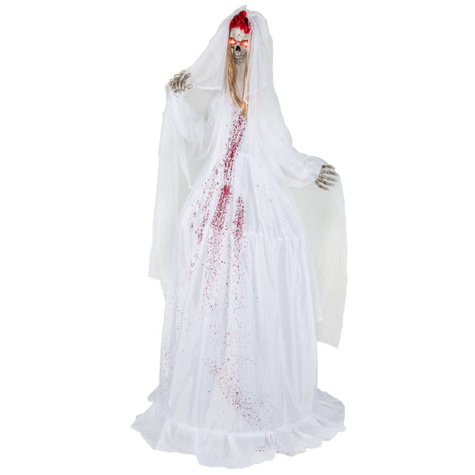 7.2 FT Animatronic Standing Bride, Haunted House Decoration Halloween Options at Gallery Canada
