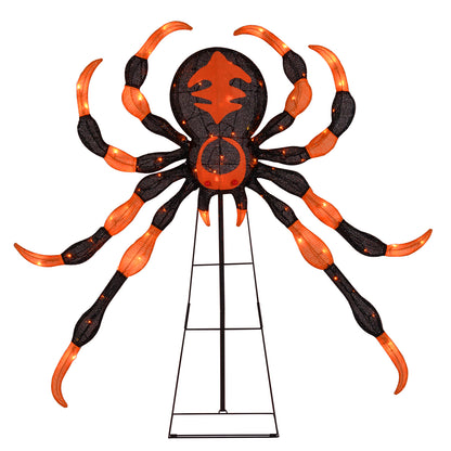 52 Inch Halloween Spider Decoration, 16 Flickering Warm White LEDs Halloween at Gallery Canada