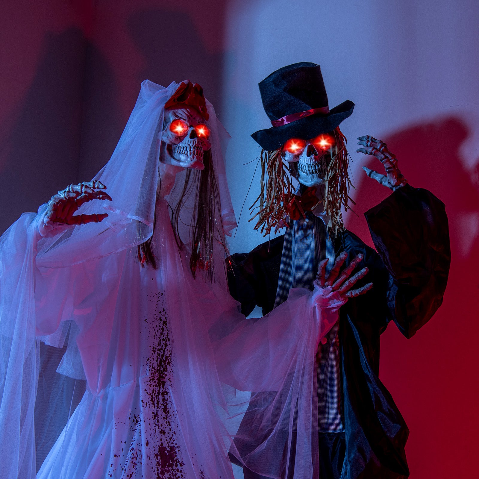 7.2 FT Animatronic Standing Bride, Haunted House Decoration Halloween at Gallery Canada