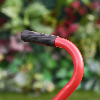 Rolling Garden Scooter Cart, Adjustable Seat, Tool Tray, Red Black, Red Black Folding Garden Carts at Gallery Canada