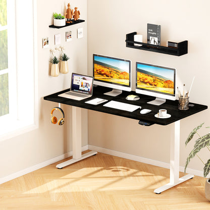 Universal Tabletop, 58" x 28", For Standard And Standing Desk Frame, Black Office Desks at Gallery Canada