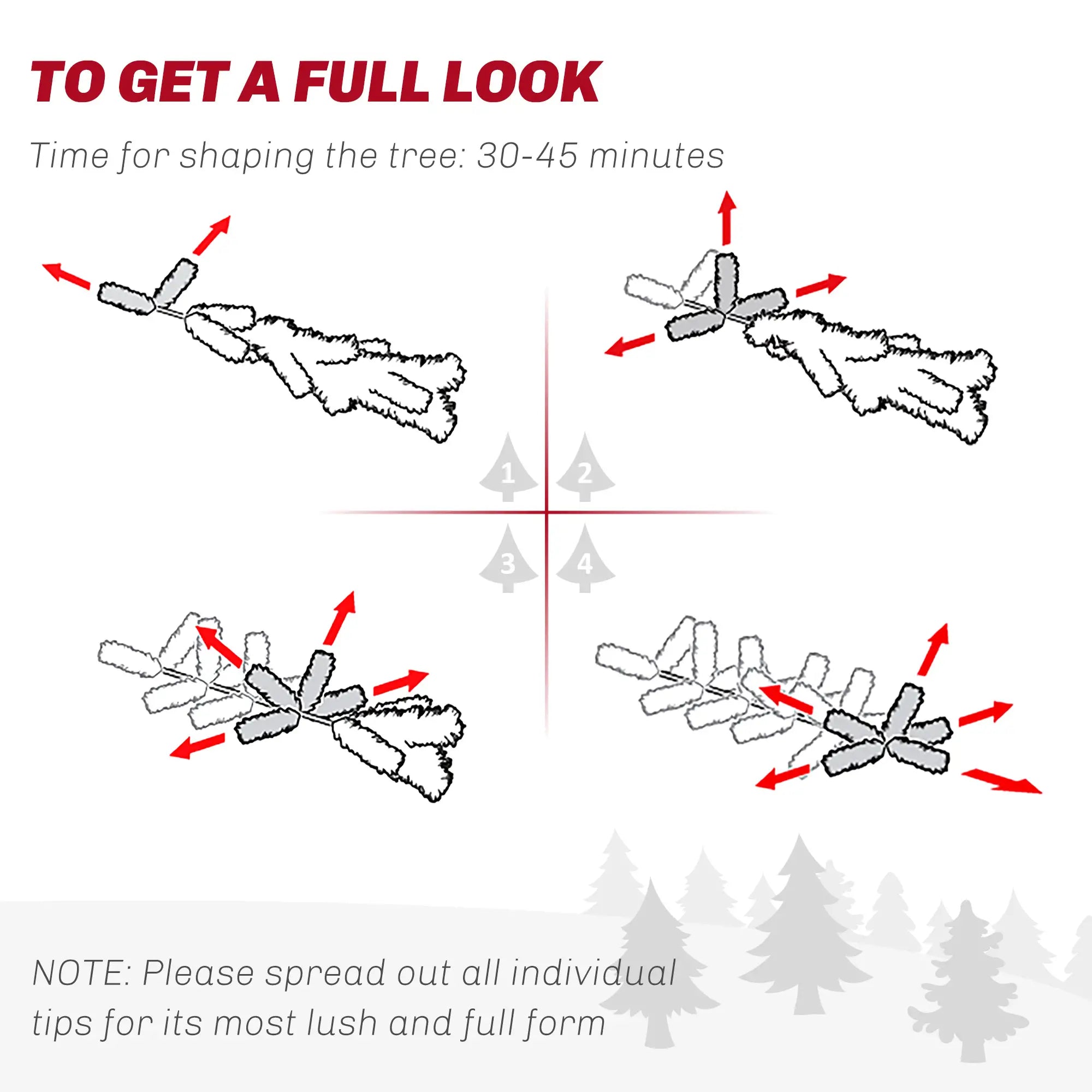 7.5ft Prelit Flocked Artificial Christmas Tree, Remote, Dual Color LEDs, 519 Tips, Dual Color Pre Lit Christmas Trees at Gallery Canada