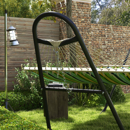 10.3Ft Adjustable Hammock Stand, Fits 9-14Ft, 450Lbs, Black Hammock Stands at Gallery Canada