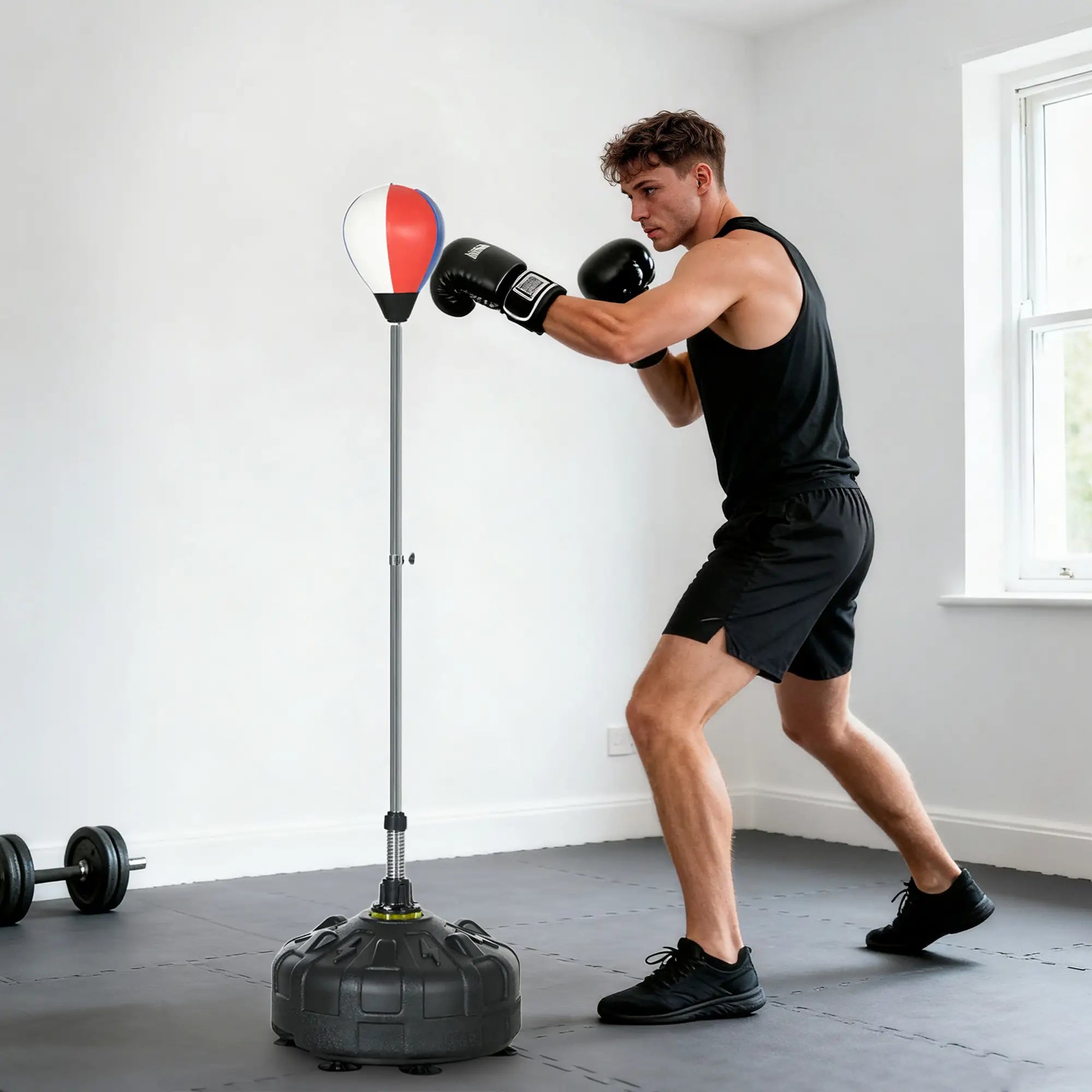 Reflex Bag, Speed Bag with Stand, 57.9