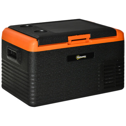 32 Quart Car Fridge, Portable Freezer, Electric Cooler Box, 12/24V DC, 100-240V AC Car Coolers at Gallery Canada