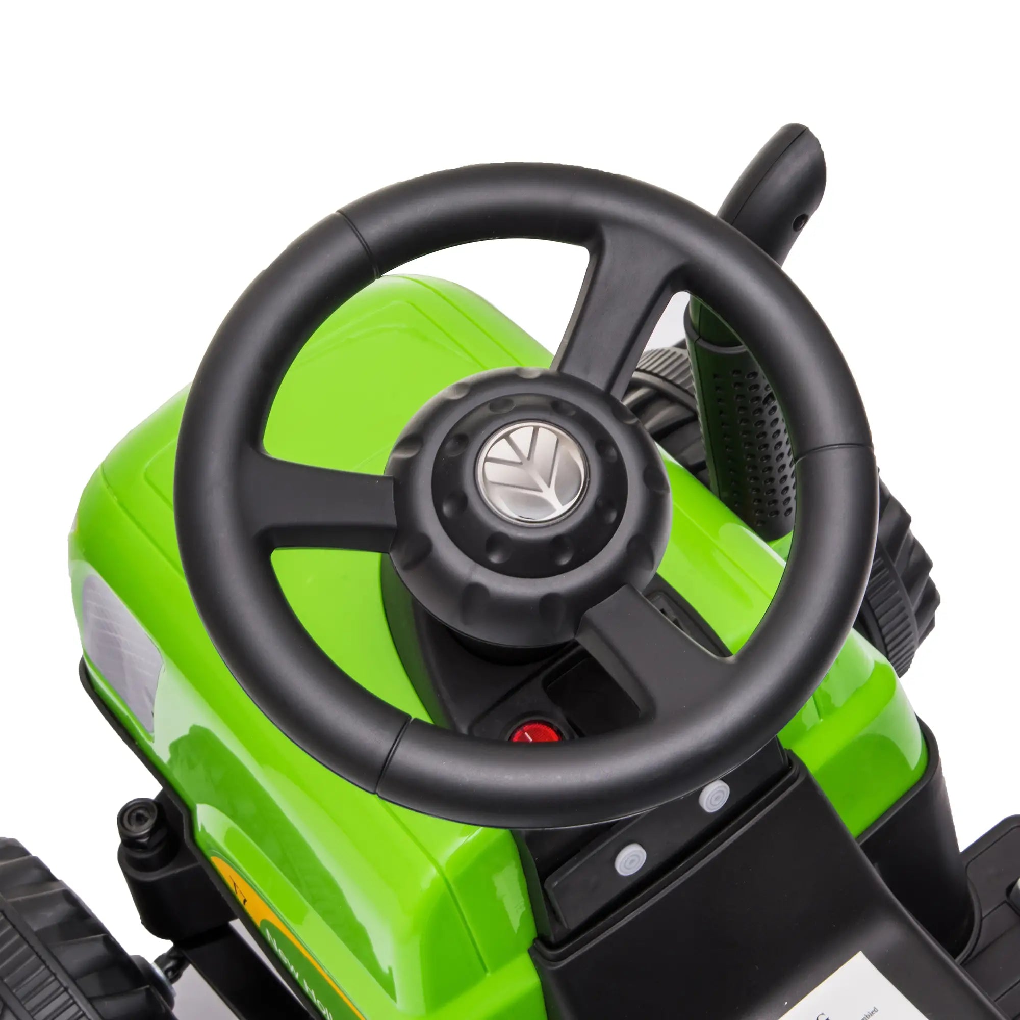 Kids Ride On Tractor, 6V Electric Vehicle with Detachable Trailer, Green Electric Toy Cars at Gallery Canada