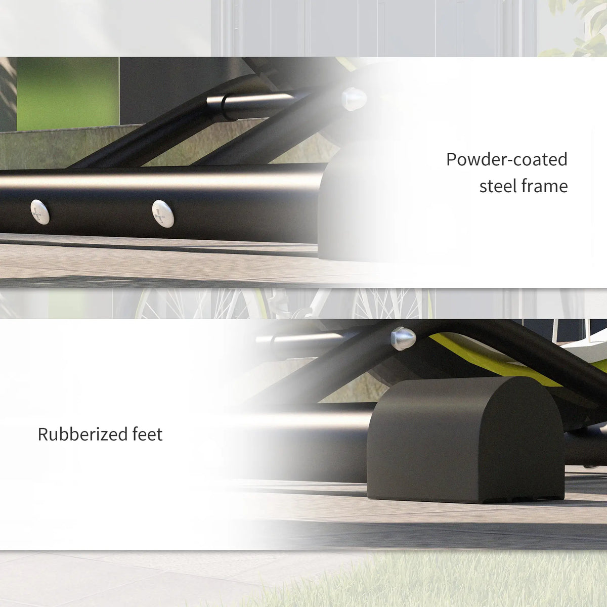 Vertical Horizontal Bike Rack, Adjustable Hooks, Fits 6"-28" 700c Bikes Bike Parking Stands at Gallery Canada