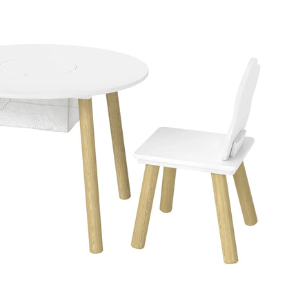 Kids Table and Chairs Set With Storage, White Kids Table Sets at Gallery Canada