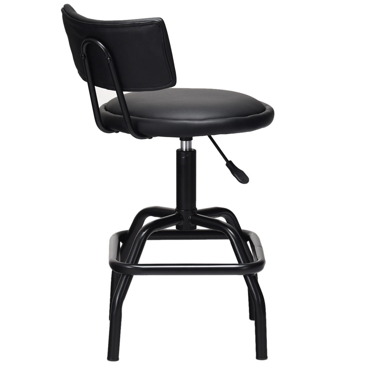 Adjustable Swivel Vintage PU Leather Bar Stool Bar Stools at Gallery Canada