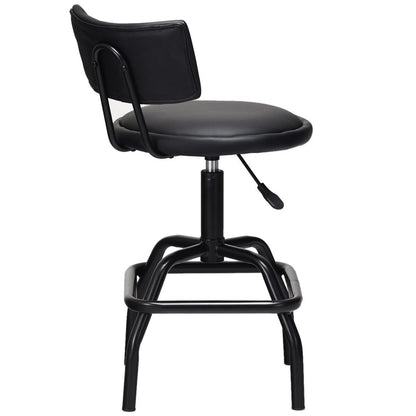 Adjustable Swivel Vintage PU Leather Bar Stool Bar Stools at Gallery Canada