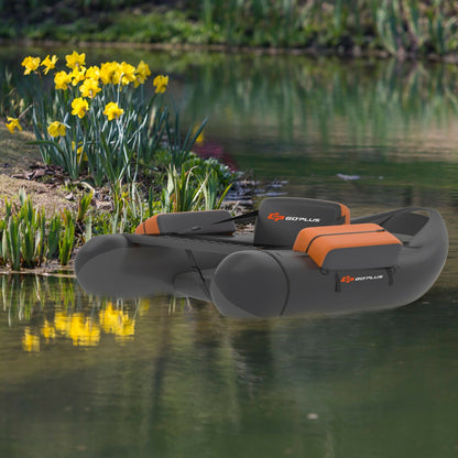 Inflatable Fishing Float Tube, With Pump Storage Pockets And Fish Ruler, Gray Surfing at Gallery Canada