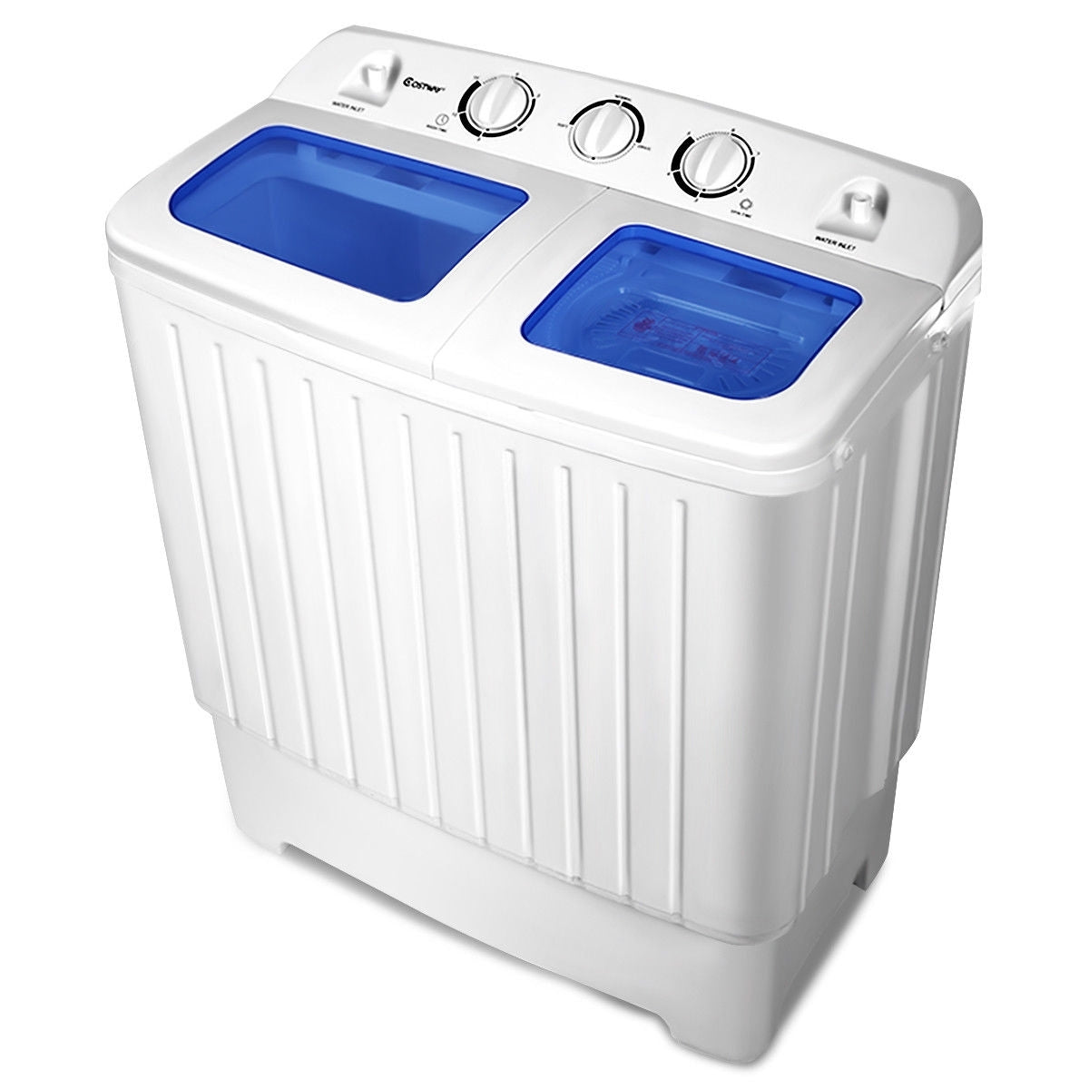 20 Lbs Compact Twin Tub Washing Machine, White Washing Machines at Gallery Canada