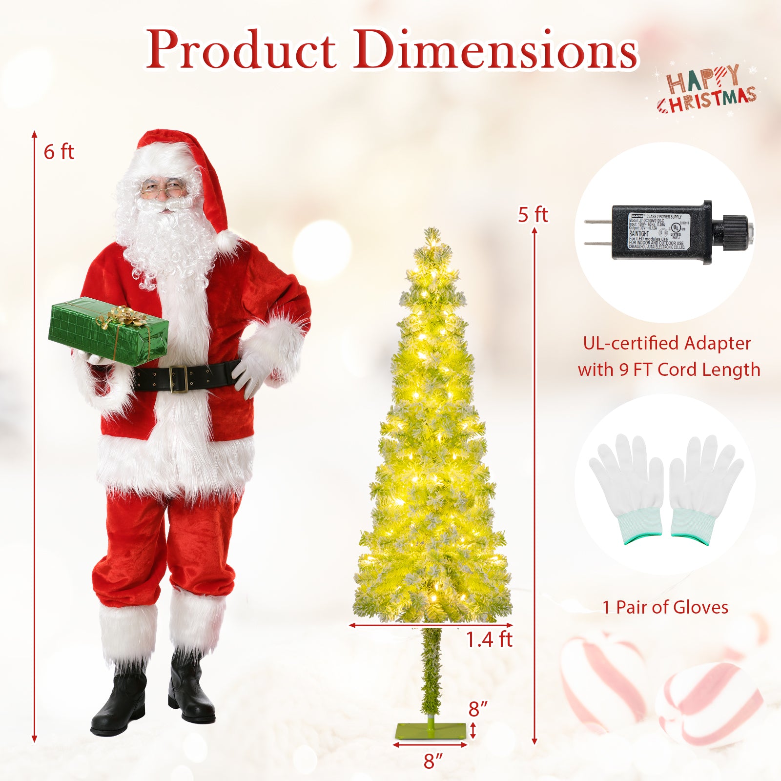 5 FT Christmas Tree, Bendable Top, 216 Branch, Green Christmas Tree at Gallery Canada