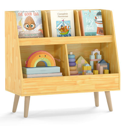 5-Cube Kids Bookshelf Toy Organizer, Oak Bookcases Oak at Gallery Canada