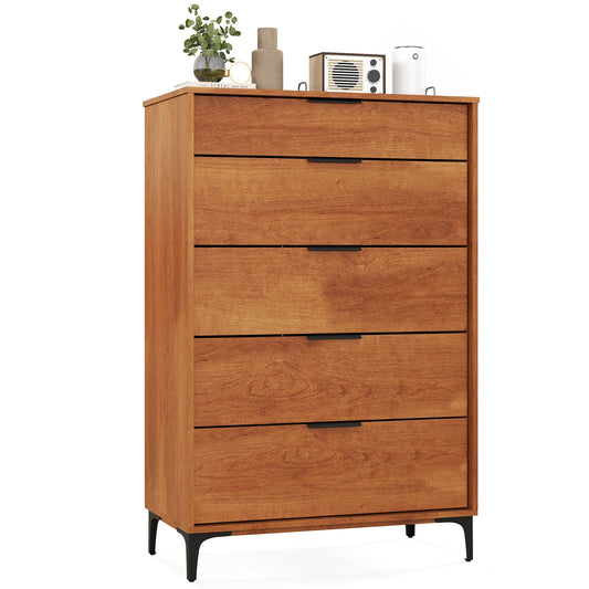 5-Drawer Dresser, Interlock System, Cherry Dressers & Chests Cherry at Gallery Canada
