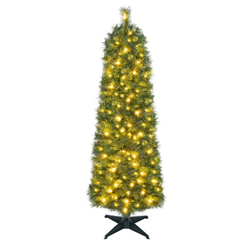 5 FT Artificial Pine Xmas Tree, 309 Tips, Green