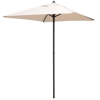 5 ft Patio Square Market Umbrella, Beige Outdoor Umbrellas at Gallery Canada