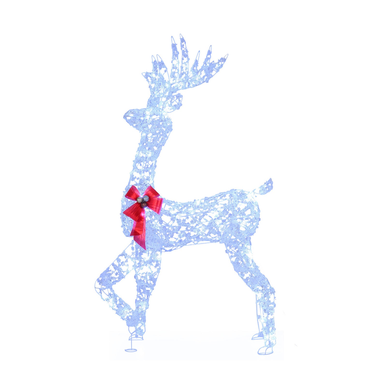 5 Feet Pre-Lit Christmas Reindeer With 100 LED Lights Christmas Decor & Accessories at Gallery Canada