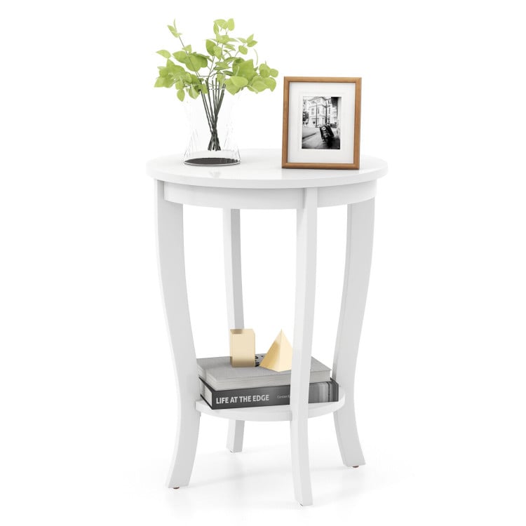 5-Piece Modern Living Room Set, Side Coffee Console Tables, White Living Room at Gallery Canada