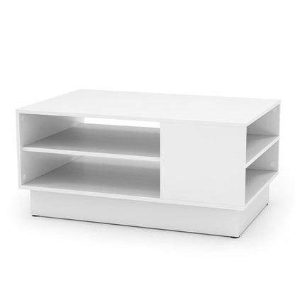 5-Piece Modern Living Room Set, Side Coffee Console Tables, White Living Room at Gallery Canada