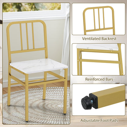 5-Piece Round Dining Table Set, With Storage Shelf, White Dining Room Sets at Gallery Canada