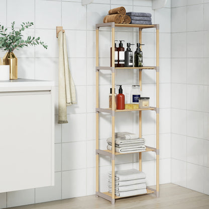 5-Tier Bookshelf With Open Shelves, Home Office And Bathroom Bookcases at Gallery Canada