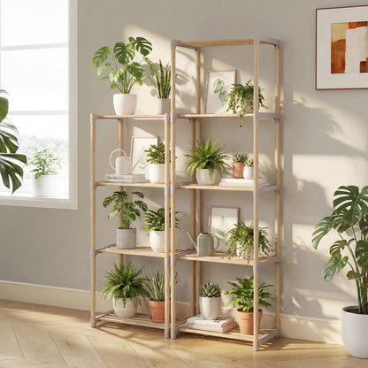 5-Tier Bookshelf With Open Shelves, Home Office And Bathroom Bookcases at Gallery Canada
