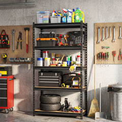 5-Tier Garage Shelving Unit, 2200 LBS Heavy Duty, Black Garages Black at Gallery Canada