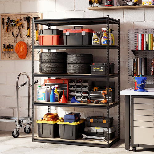 5-Tier Garage Shelving Unit, 2200 LBS Heavy Duty, Adjustable Utility Rack, Set of 3