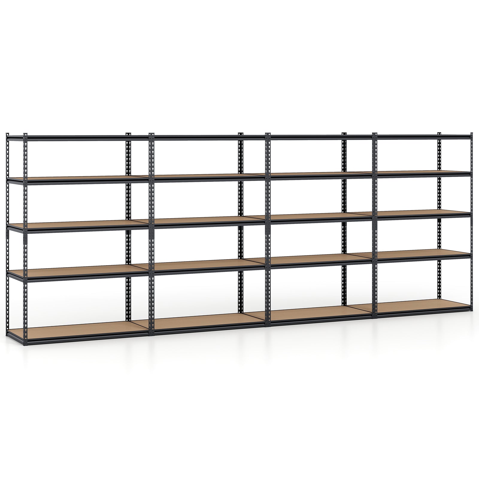 5-Tier Garage Shelving Unit, 2200 LBS Heavy Duty, Adjustable Utility Rack, Set of 4 Garages at Gallery Canada