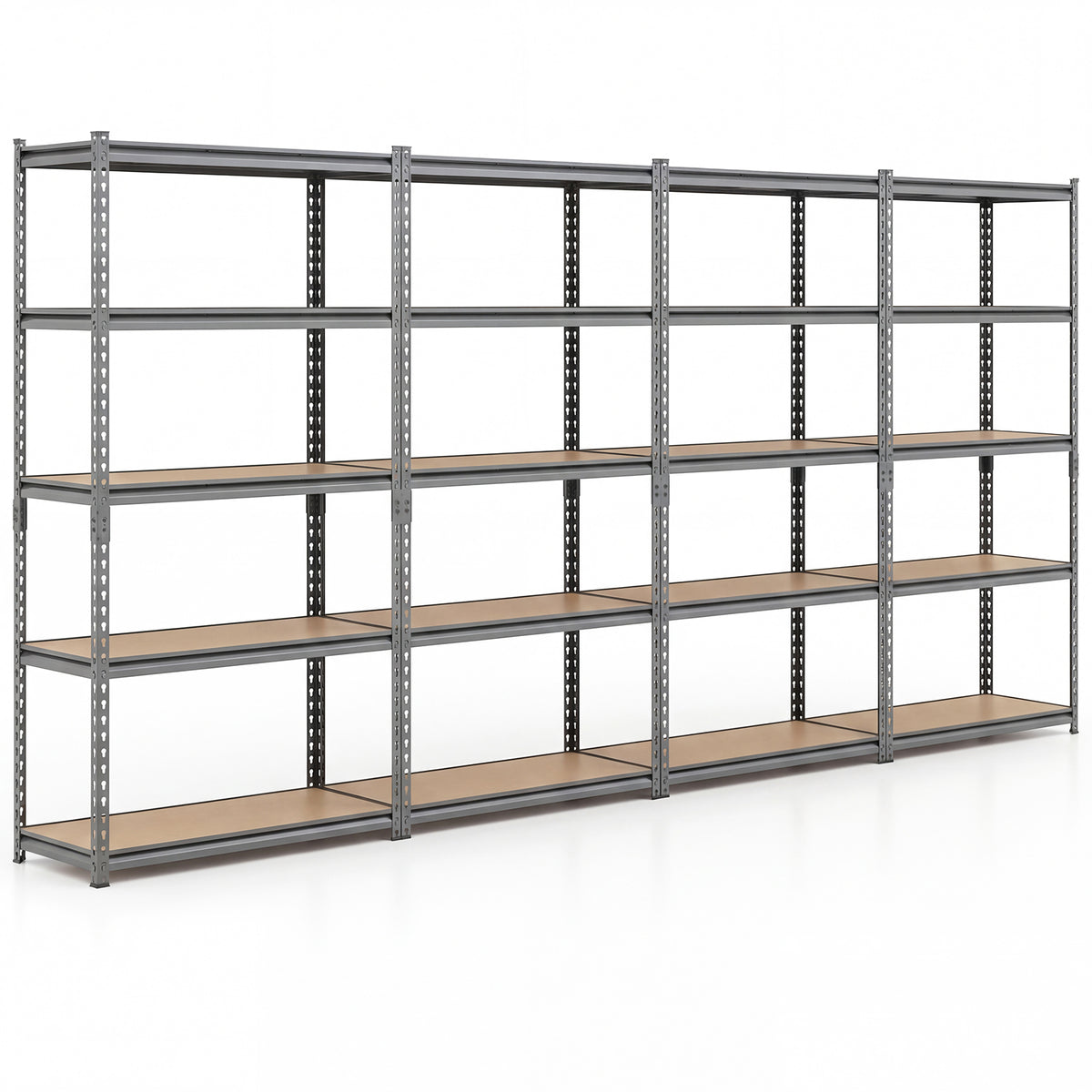 5-Tier Garage Shelving, 2200 Lbs Metal Storage Rack, Adjustable Utility Shelf Garages at Gallery Canada