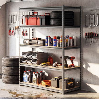 5-Tier Garage Shelving, 2200 LBS Metal Storage Rack Garages at Gallery Canada