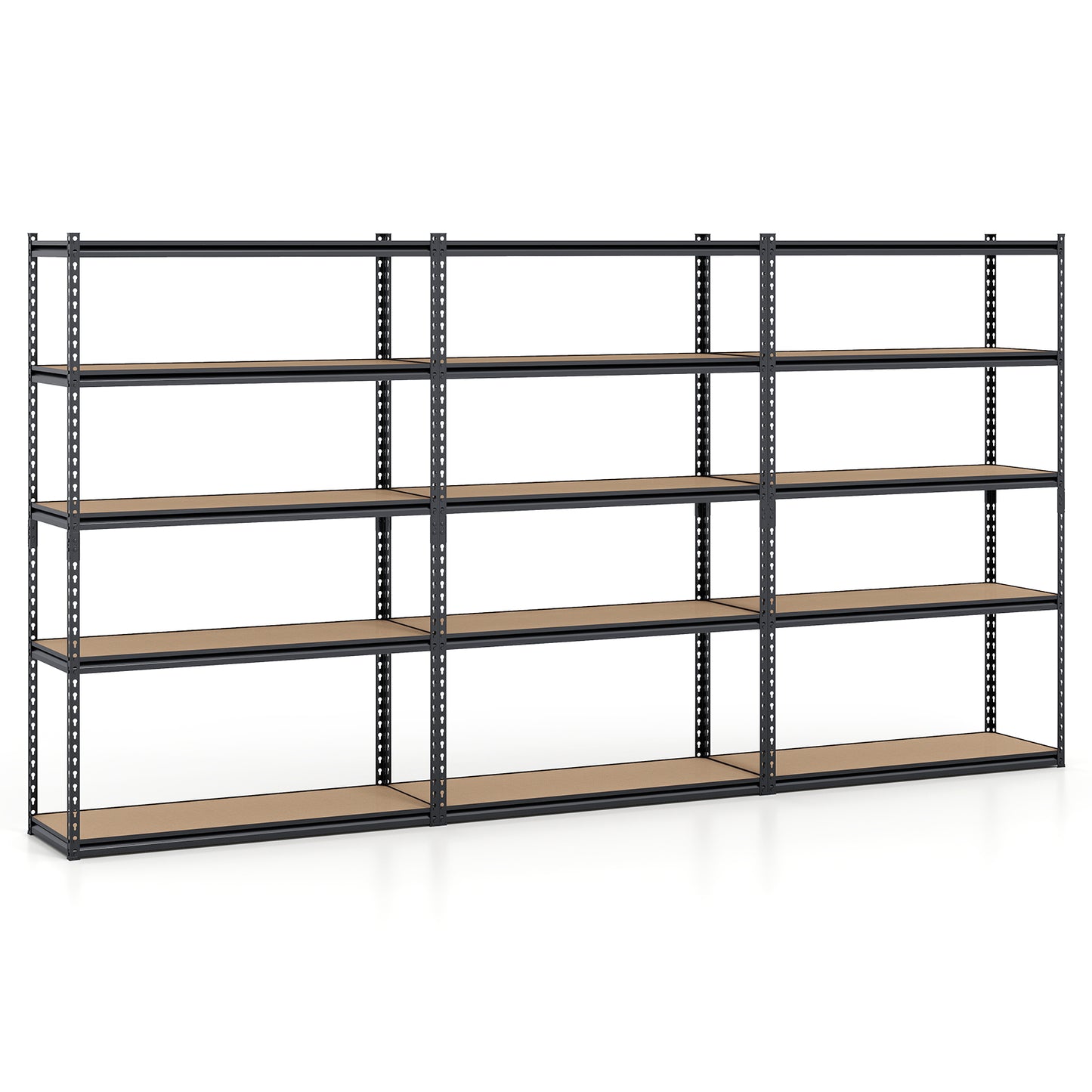 5-Tier Garage Shelving Unit, 3-Pack, Black Garages Black at Gallery Canada