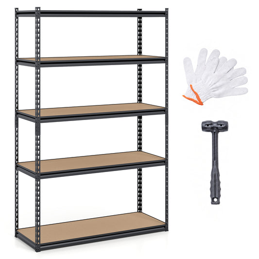 5-Tier Garage Shelving Unit, 1 Piece, Black Garages Black at Gallery Canada