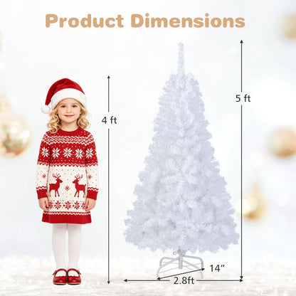 5 ft Artificial PVC Christmas Tree, White Christmas Tree at Gallery Canada