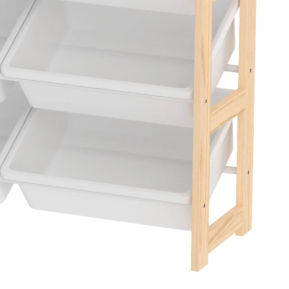 Kids Toy Storage Organizer, 3 Shelves, 12 Bins, Natural Baby & Kids Storage at Gallery Canada