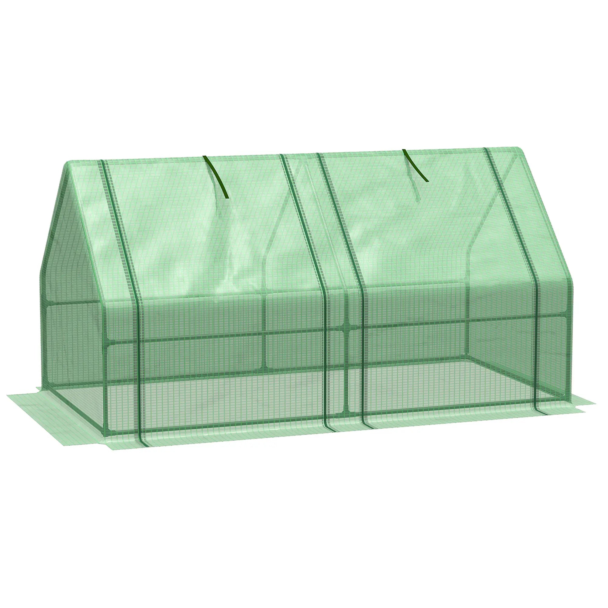 6' x 3' x 3' Portable Tunnel Greenhouse, Outdoor Garden, Green Mini Greenhouses at Gallery Canada