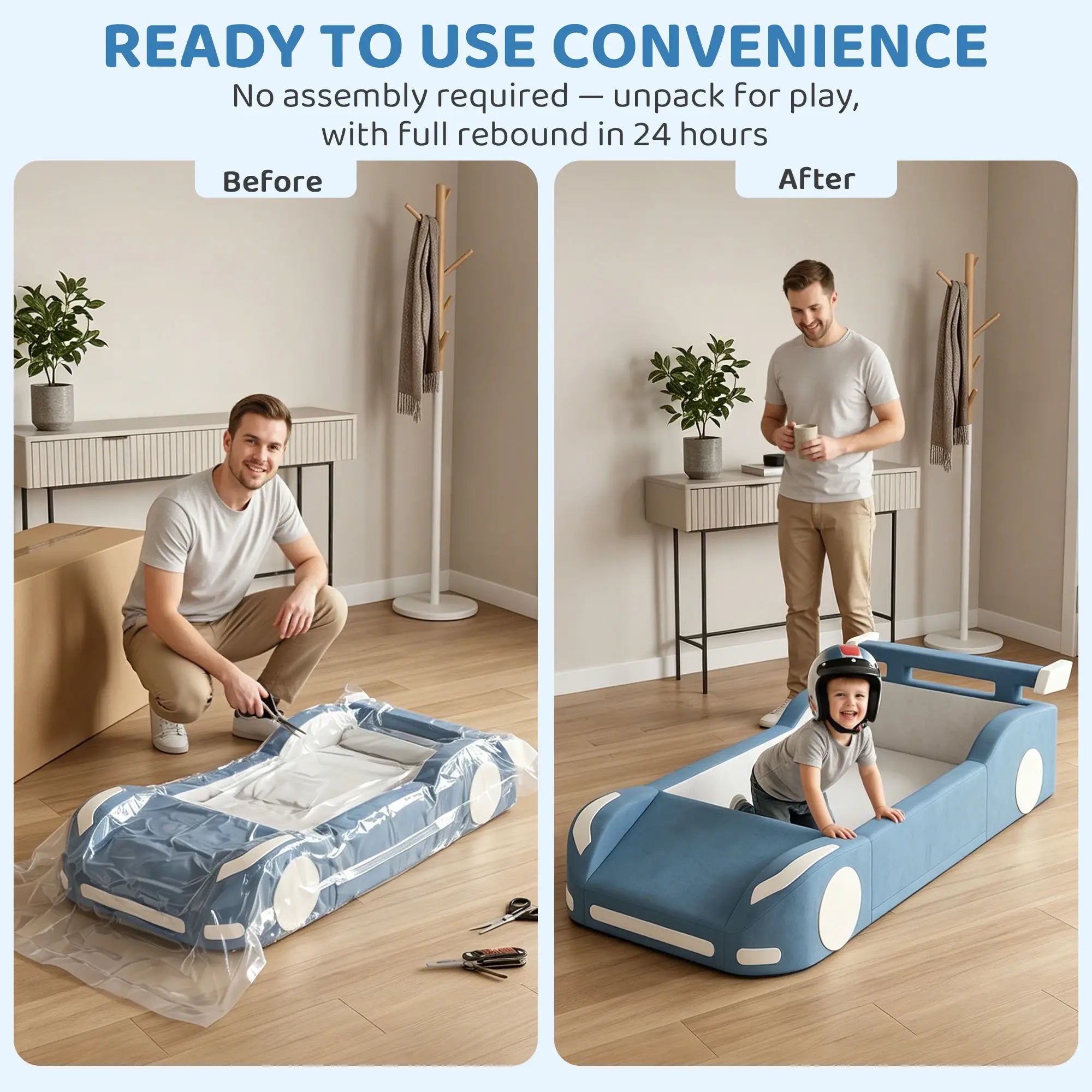 Foam Climbing Blocks, Ball Pit & Toddler Bed, 18-72 Months, Blue Kids Gym & Playmats at Gallery Canada