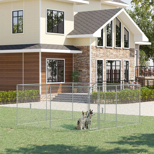 172.2 Sq. Ft. Dog Playpen, Galvanized Steel Frame, 13' L x 13' W x 5.9' H