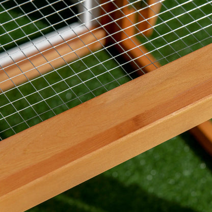 55" Wooden Chicken Coop Extension, Outdoor, Roosting Bars, Orange Chicken Coops at Gallery Canada